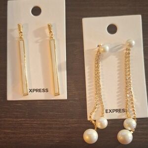 Glenda Cupchain Earrings & Dangling Duality Statement Earrings